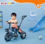 Kidsmate Junior Tricycle for Kids with Parental Control | Cycle for Kids 1-4 Years | Baby Cycle - Image 4